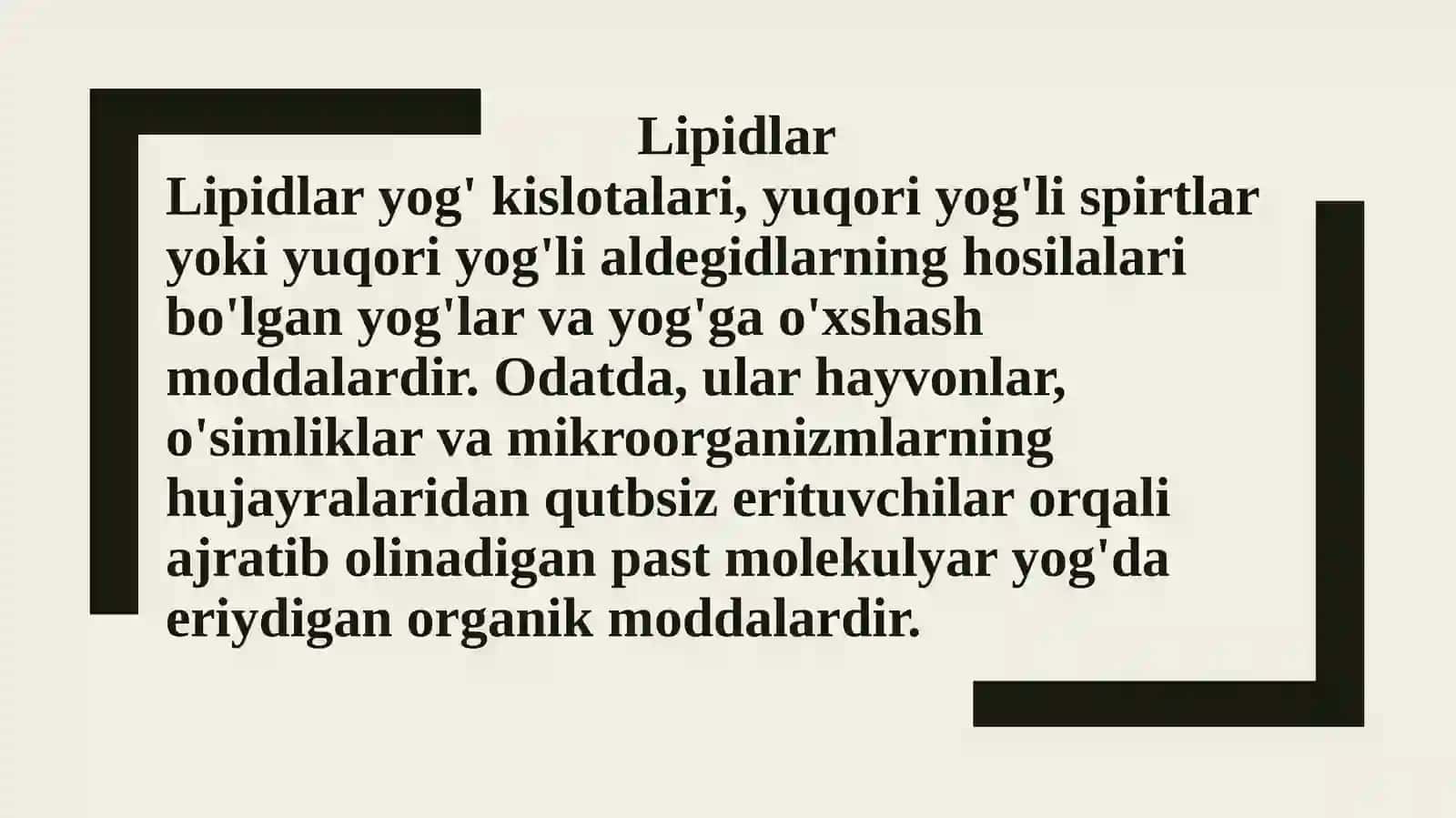 Lipidlar 2