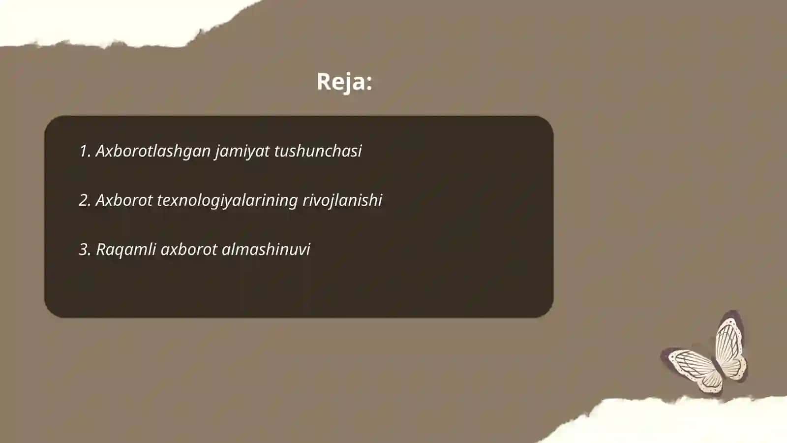 Axborotlashgan jamiyat va uning istiqbollari 2