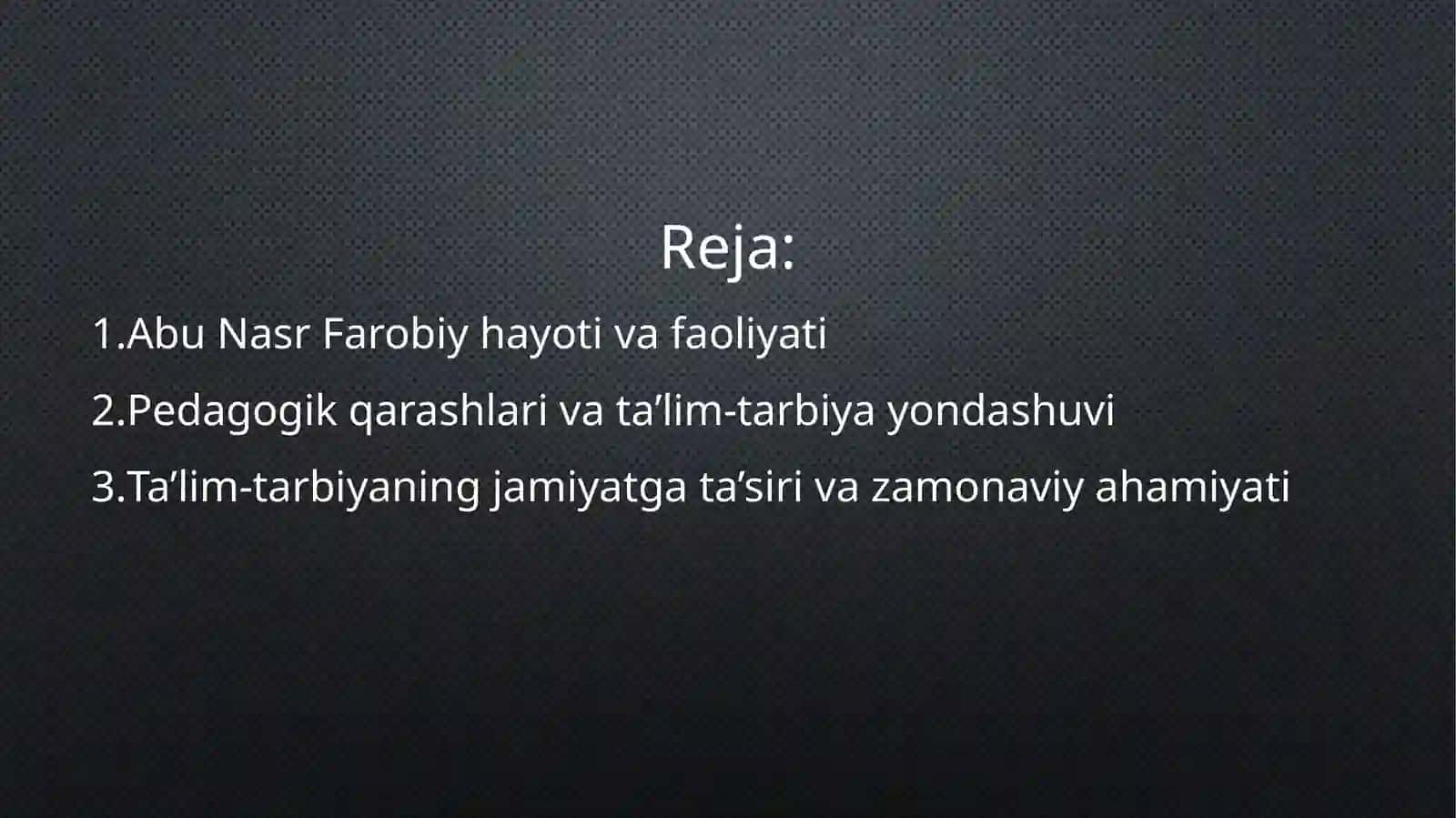 Abu Nasr Farobiyning pedagogik qarashlari 2