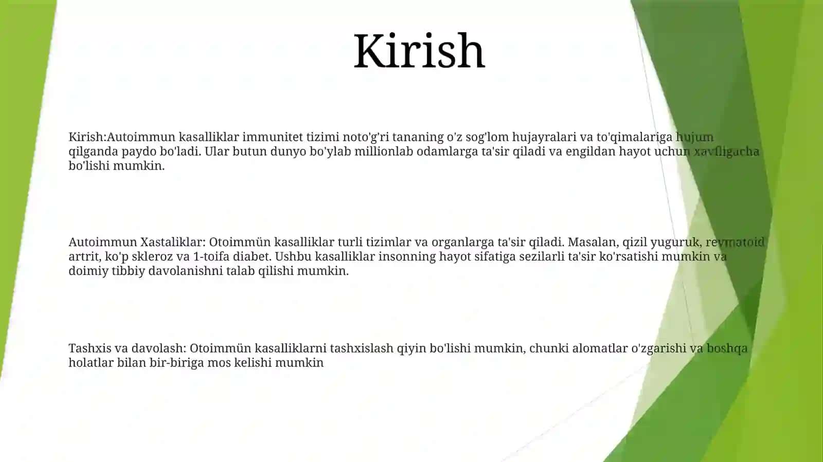 Autoimmun Xastaliklar 2