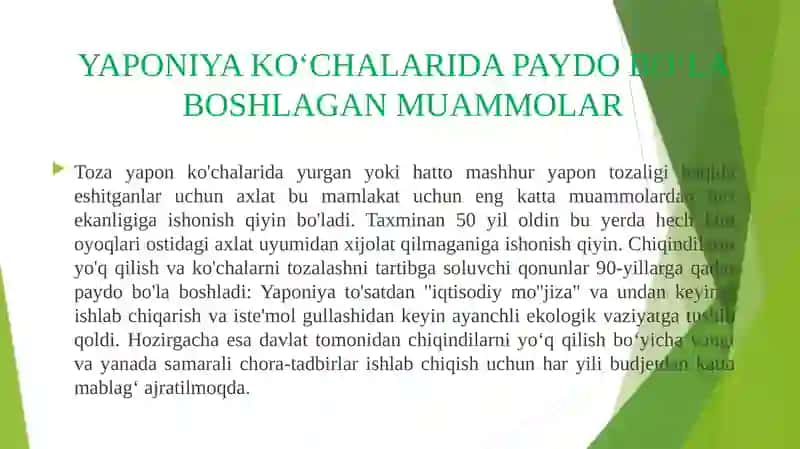 Chiqindilarni Yo'q qilish va Tozalash 2