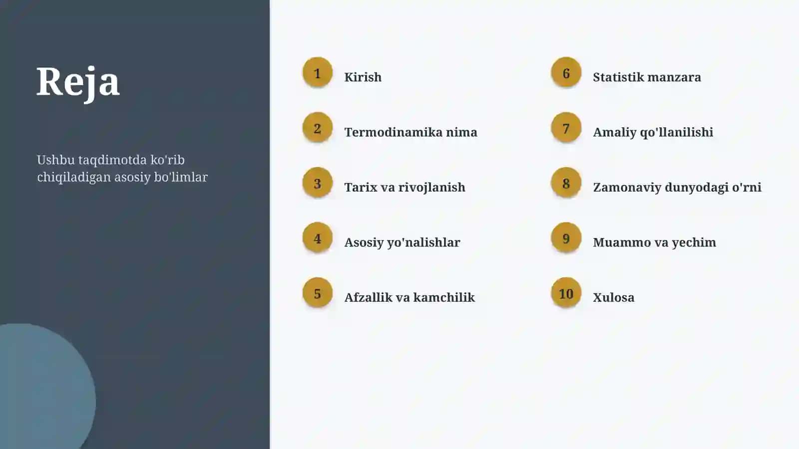 Termodinamika Muammolari va Yechimlari 2