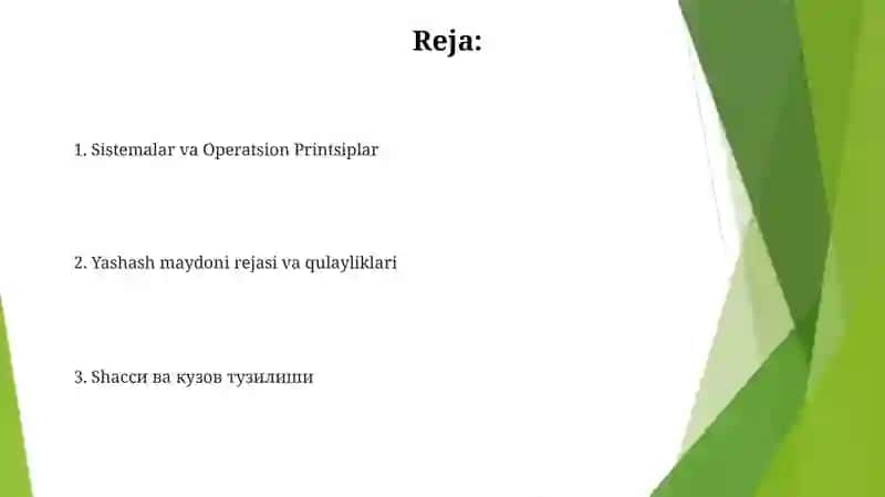 Kamperisiyalar tuzilishi va ishlash prensipi 2