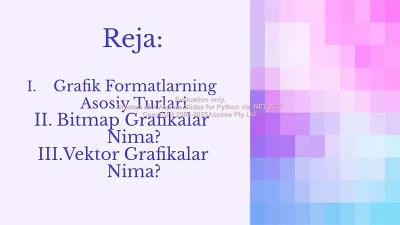 Grafik Formatlar: Bitmap va Vektor Grafiklar 2
