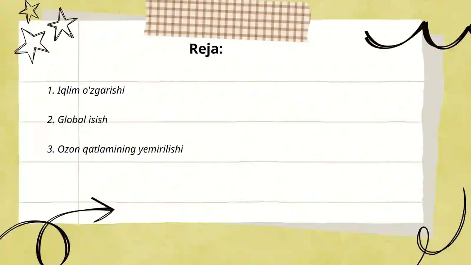 Iqlim o'zgarishi 2