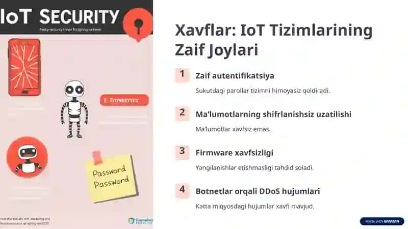 Internet of Things xavfsizligi 2