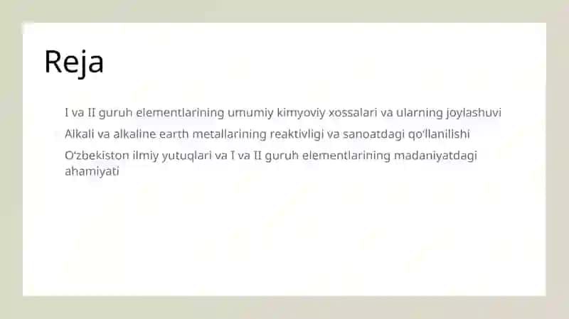 I va II guruh elementlarining xossalar 2
