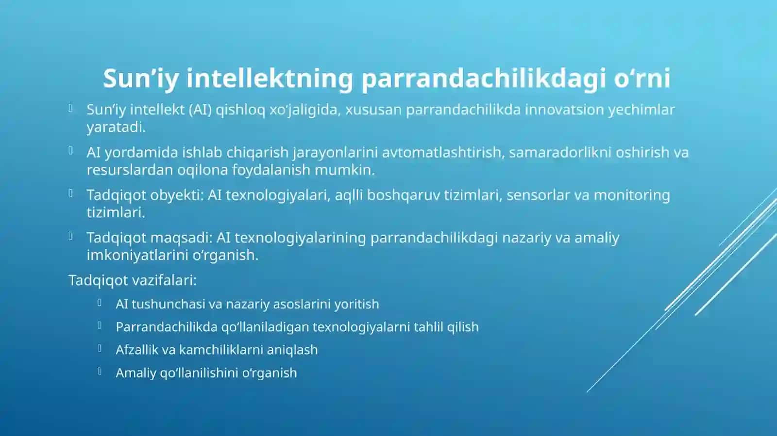 SUN’IY INTELLEKTNING PARRANDACHILIKDAGIO‘RNI 2