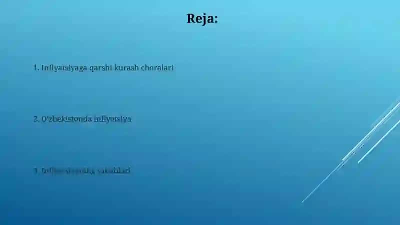 Talab tomon inflyatsiyasi 2