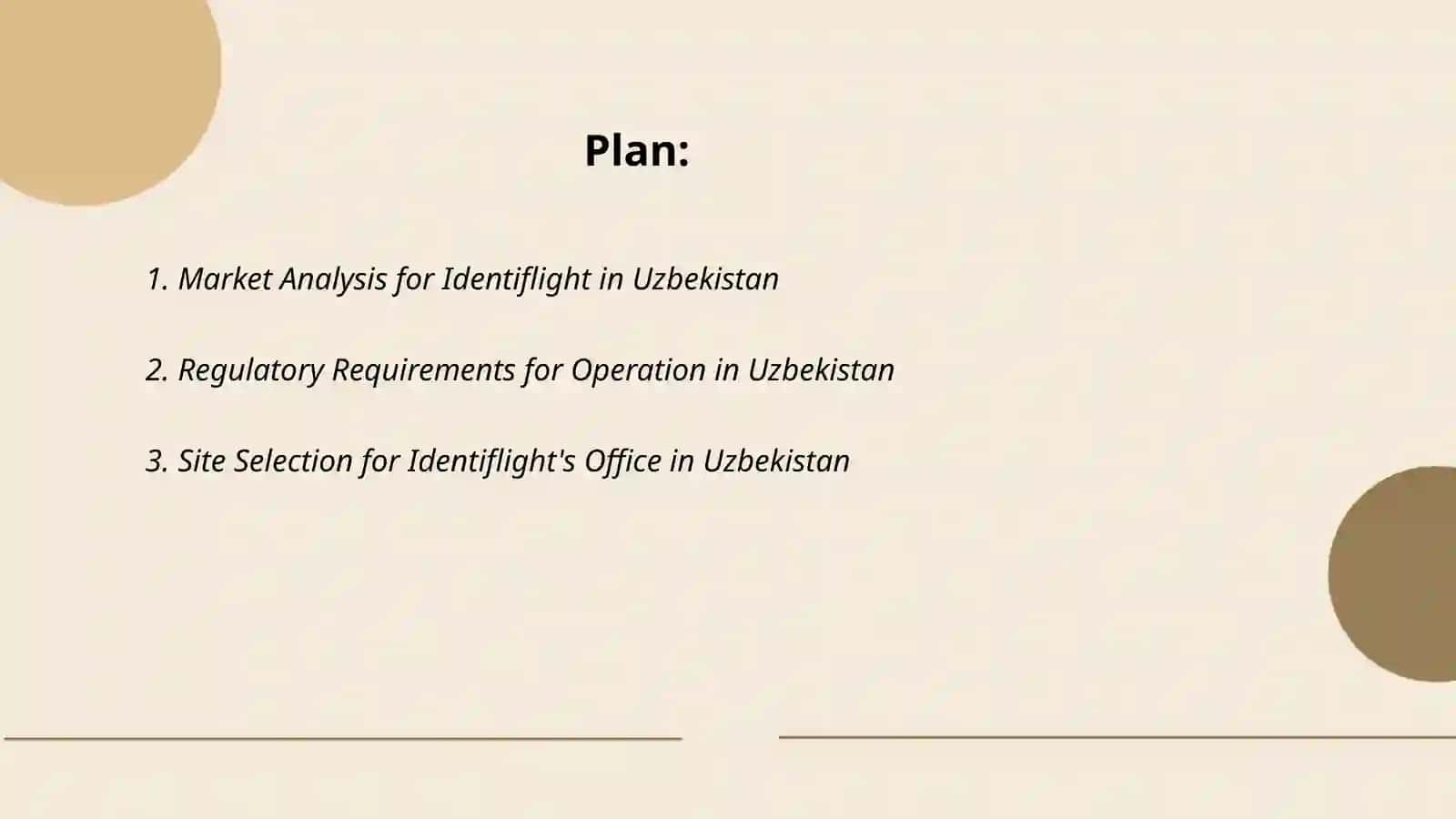 Identiflight Company Analysis in Uzbekistan 2