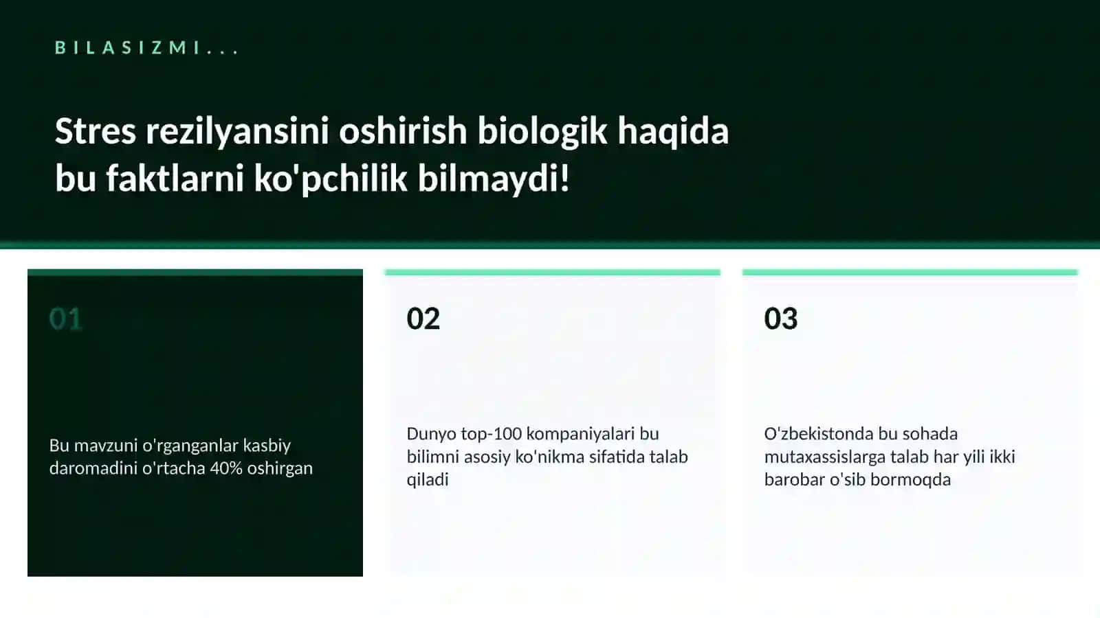 Stres rezilyansini oshirish biologik 2