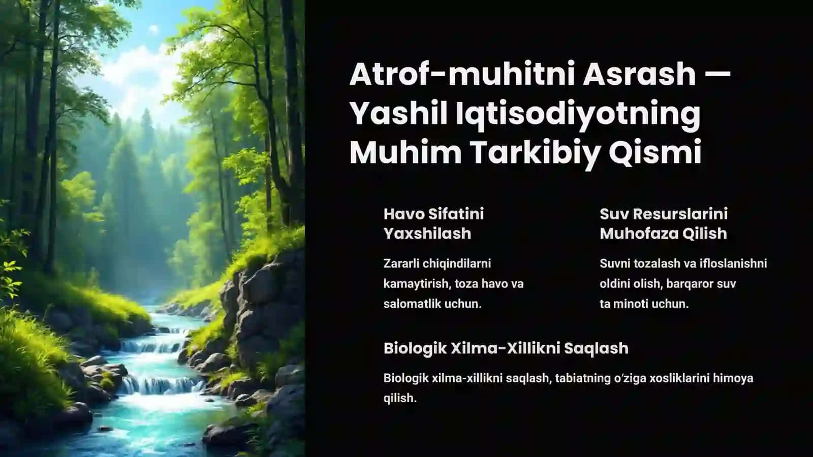 Yashil Iqtisodiyot 2