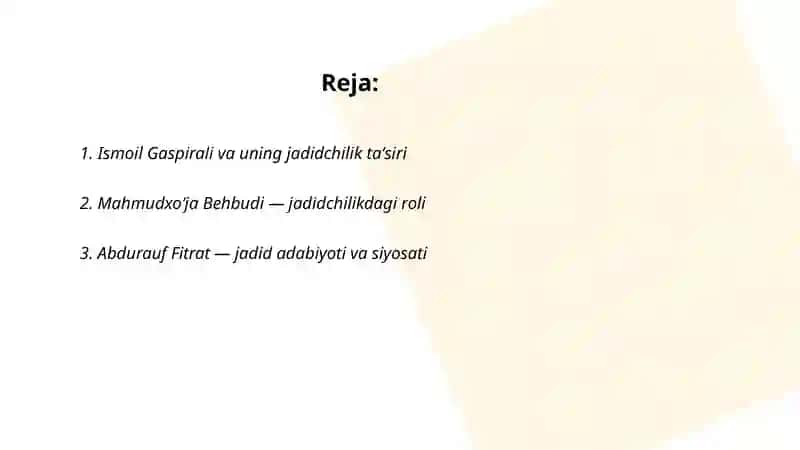 Ismoil Gaspirali va uning jadidchilik ta'siri 2