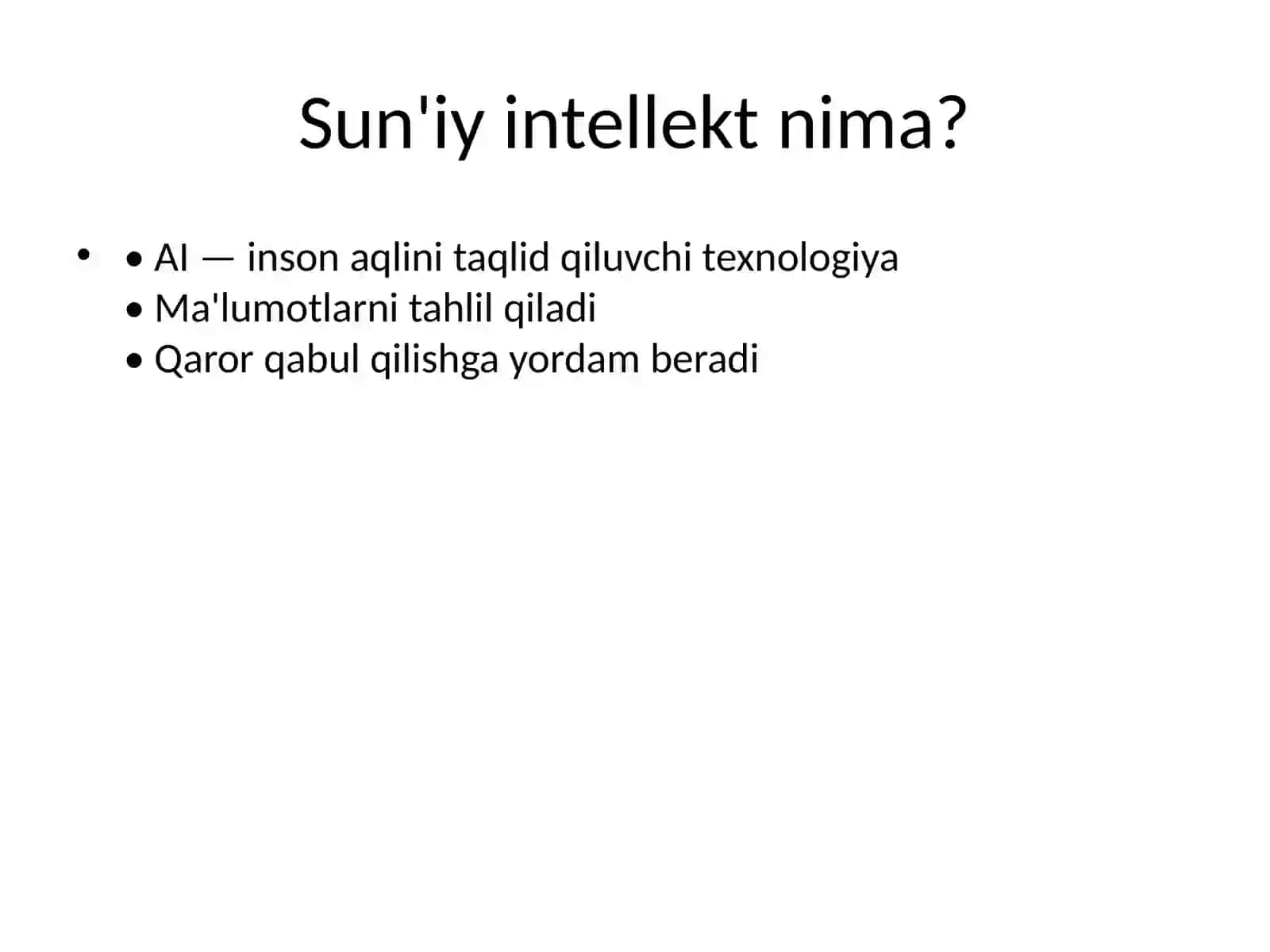 sun'iy intellektning ta'limdagi oʻrni 2
