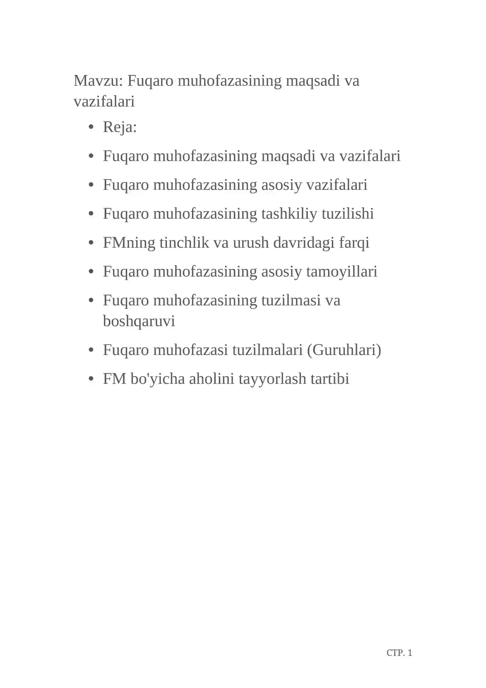Fuqaro muhofazasining maqsadi va vazifalari 2
