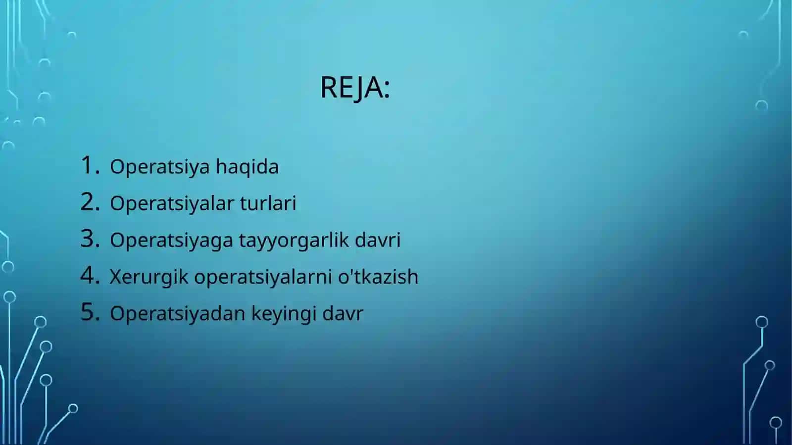 Xirurgik operatsiyalar 2