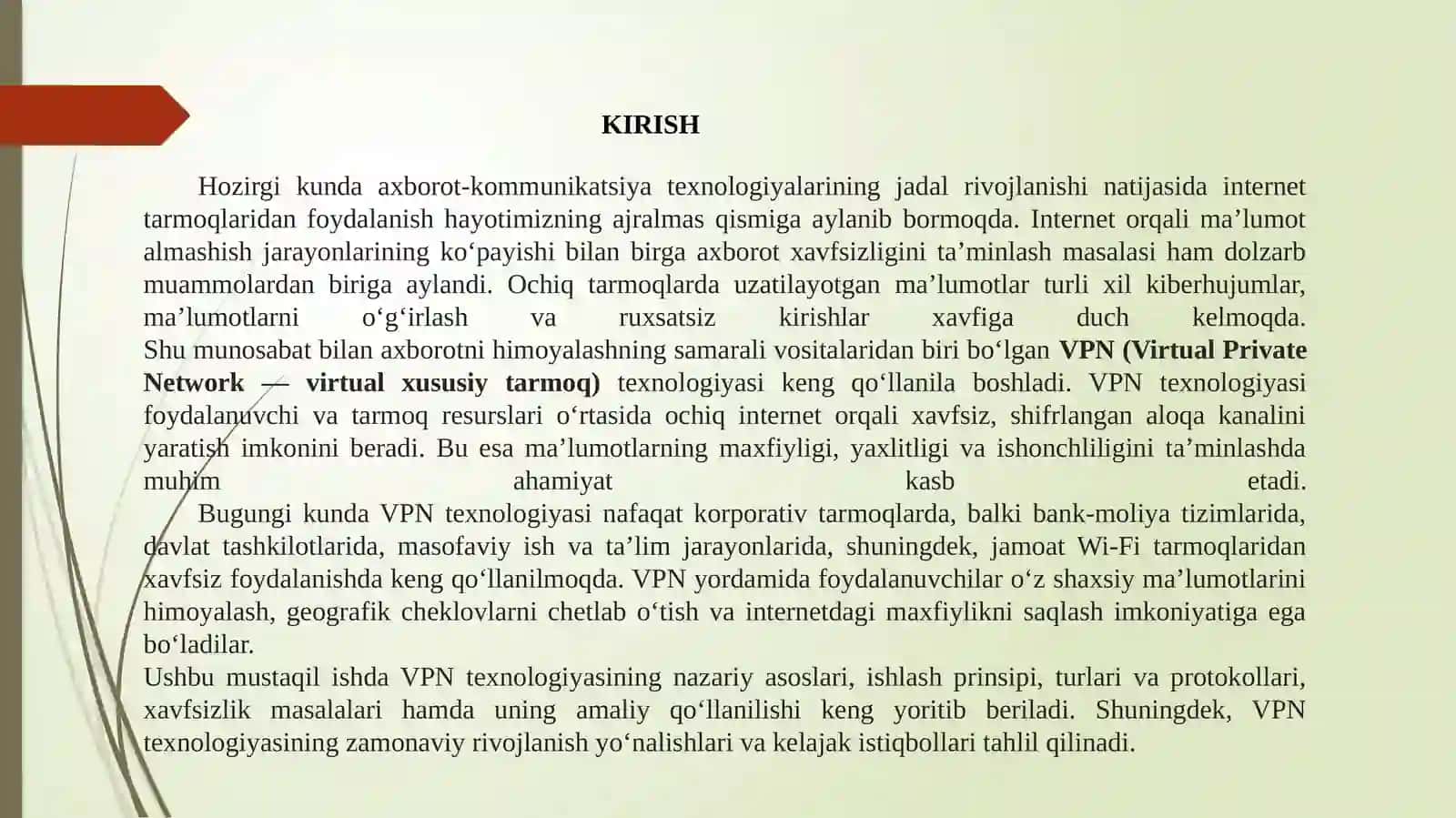 VPN texnologiyalari va uning qo’llanilishi 2