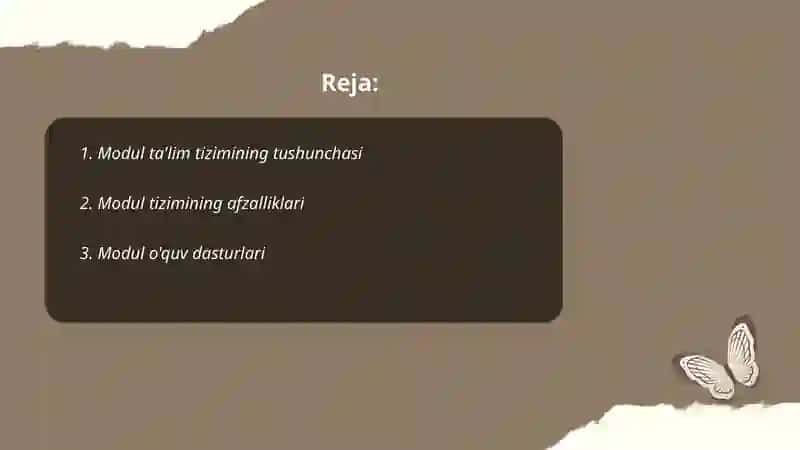 Modulli ta'lim tizimning mohiyati 2