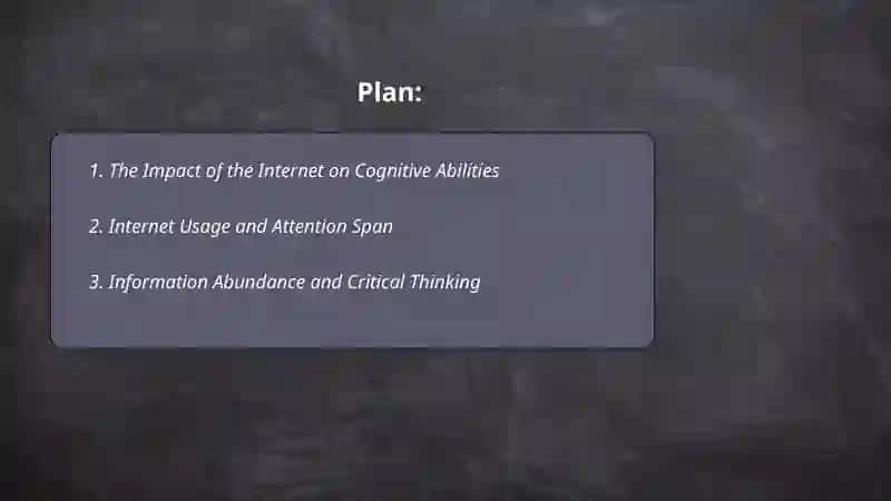 The Impact of the Internet on Cognitive Abilities 2