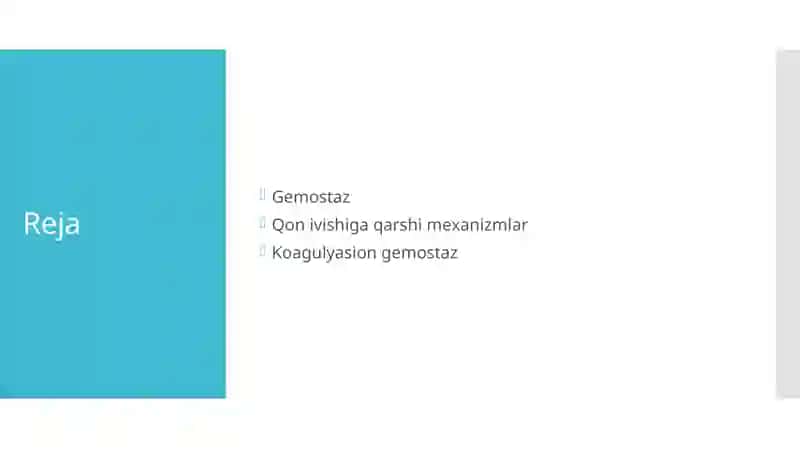 Trombotsitlar. Gemostaz. Fibrinoliz 2