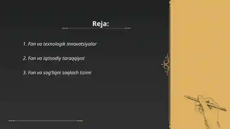 Fan va Texnologik Innovatsiyalar 2