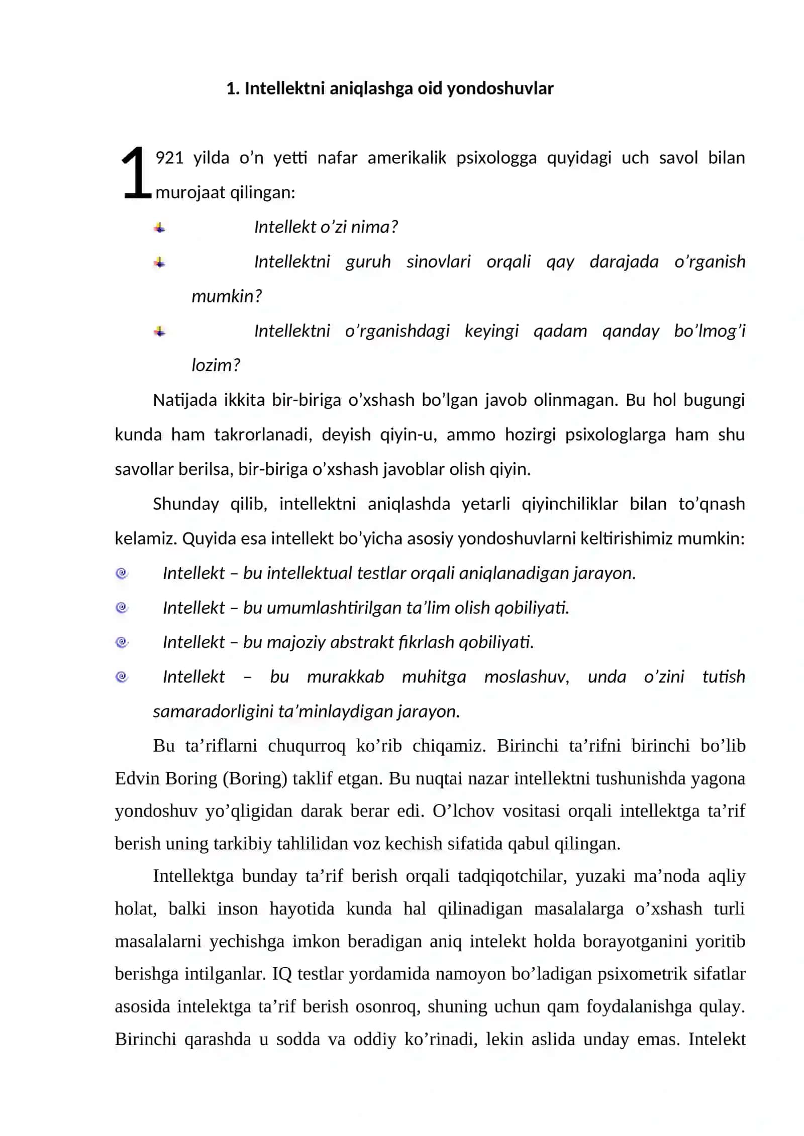 Intellekt psixodiagnostikasi 2
