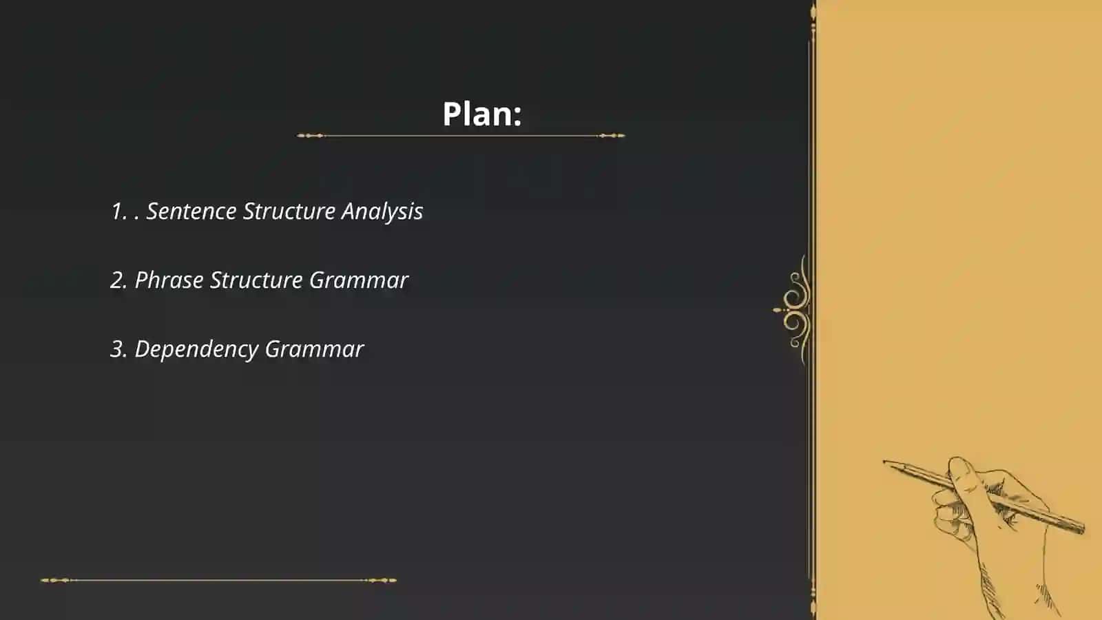Sentence Structure Analysis 2