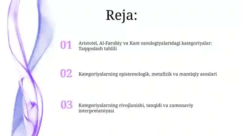 Aristotel ontologiyasidagi kategoriyalar 2