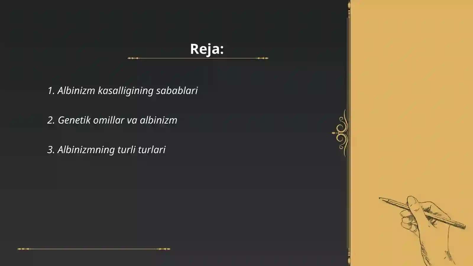 Albinizim kasaligi 2