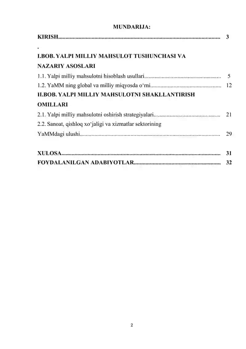 YAMM-YALPI MILLIY MAHSULOT 2