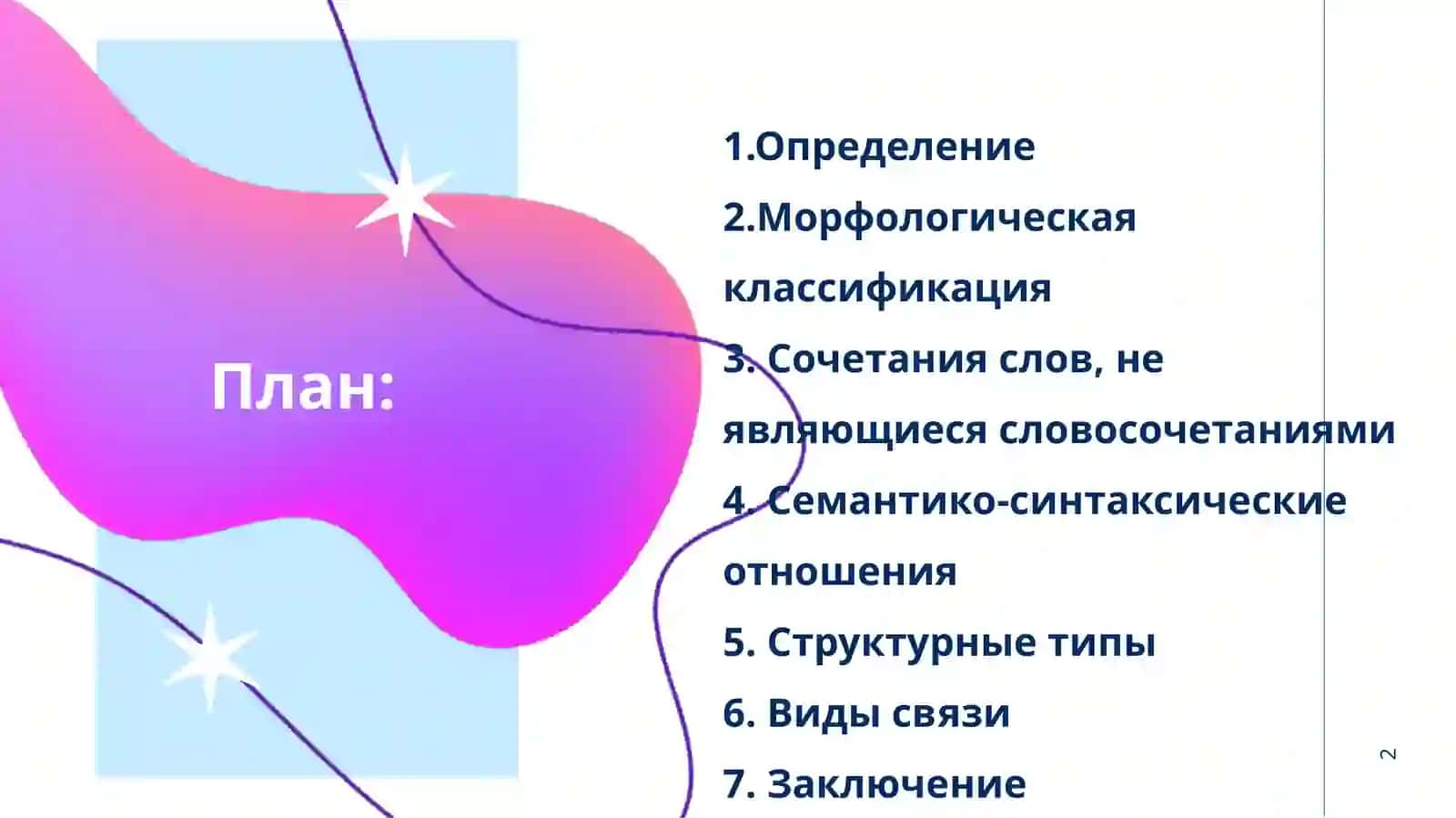 Словосочетание как синтаксическая единица 2