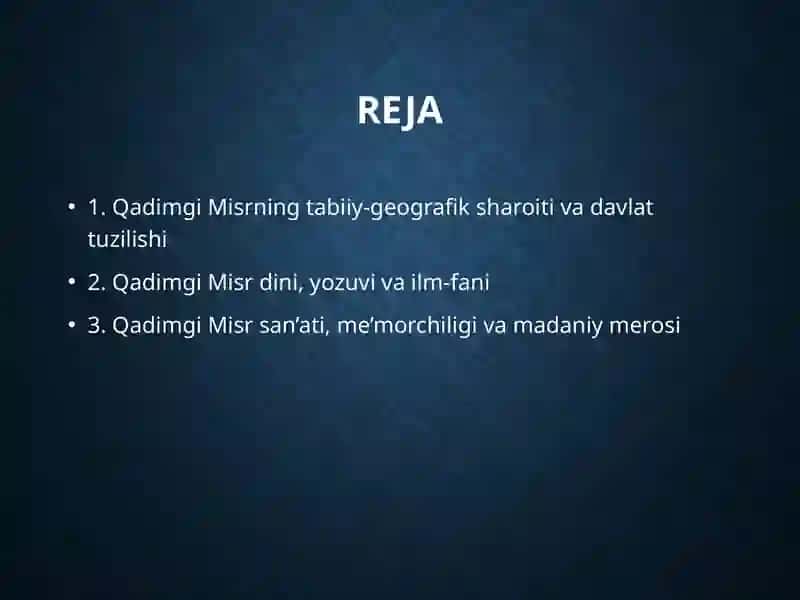 Qadimgi Misr 2