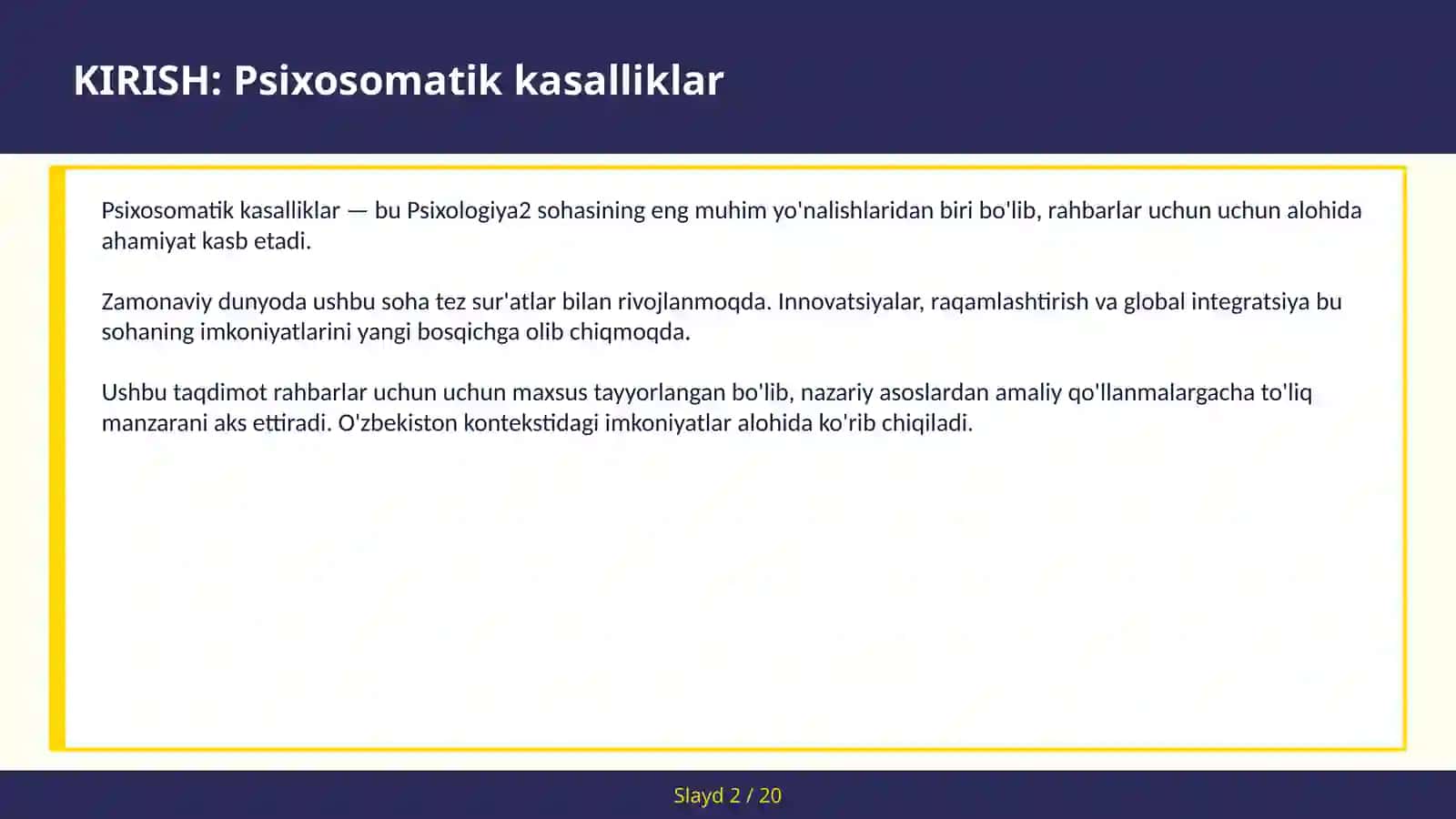 Psixosomatik kasalliklar 2