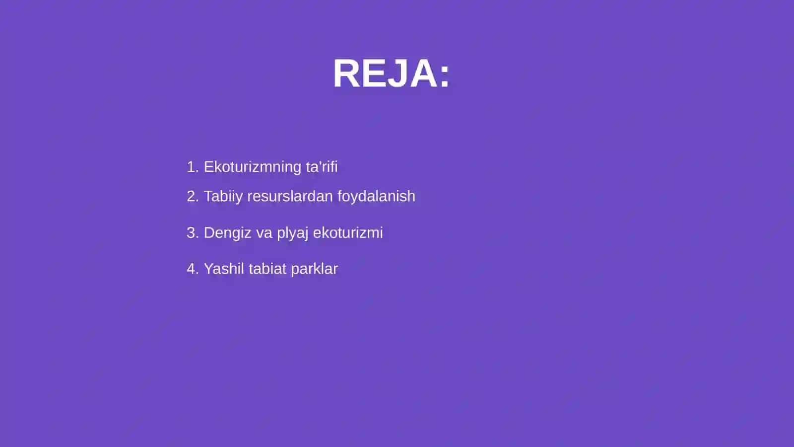 Ekoturizmni turlari 2