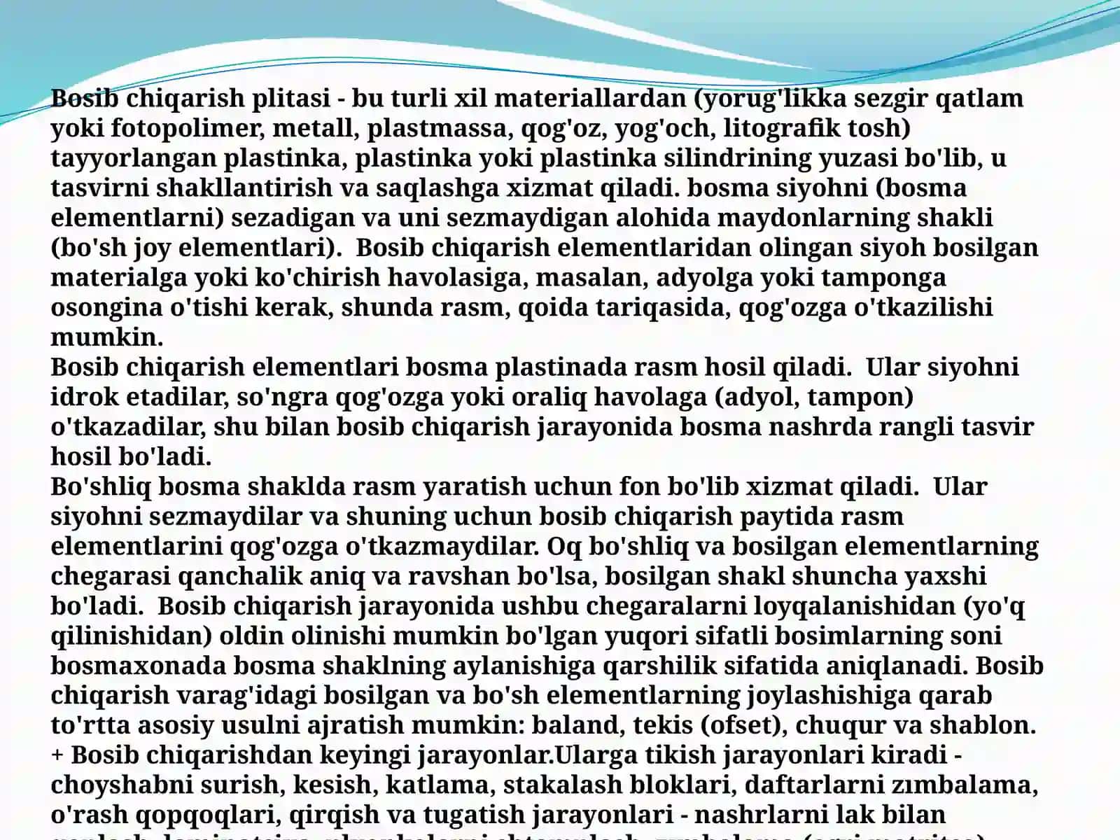 Bosishgachabo’lganjarayonlarningrivojlanishbosqichlari 2
