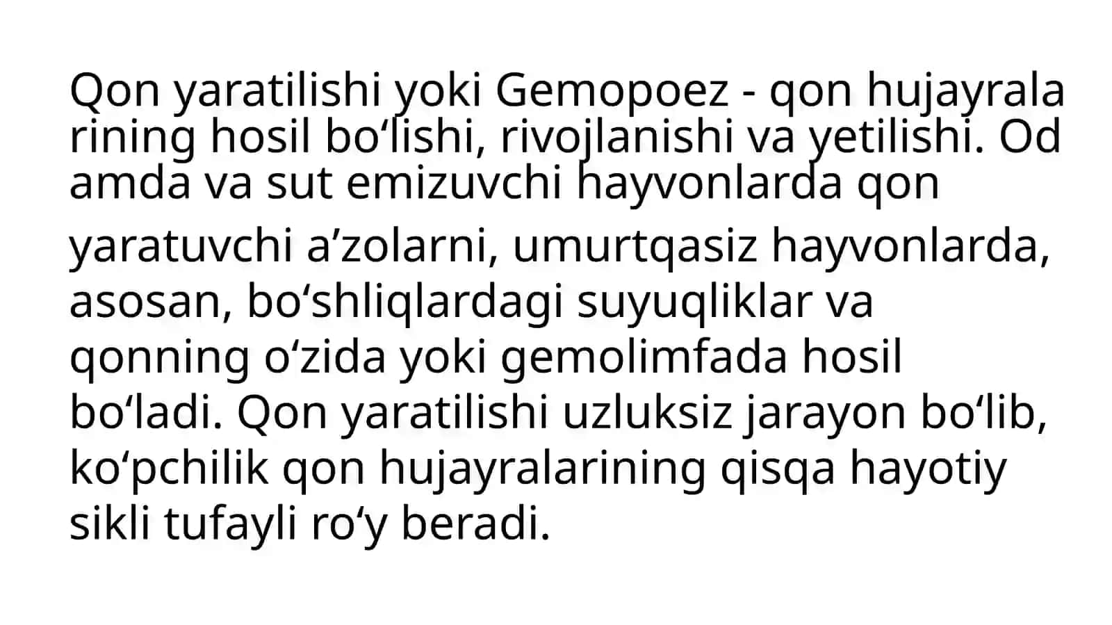 Gematopoez nazariyalari 2