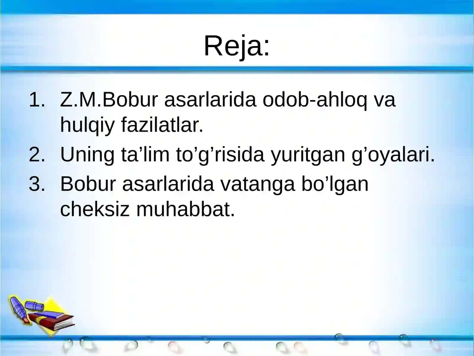 Zahriddin Muhammad Boburning ijtimoiy-siyosiy qarashlari 2