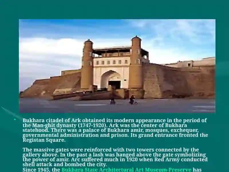 Bukhara citadel of Ark 2