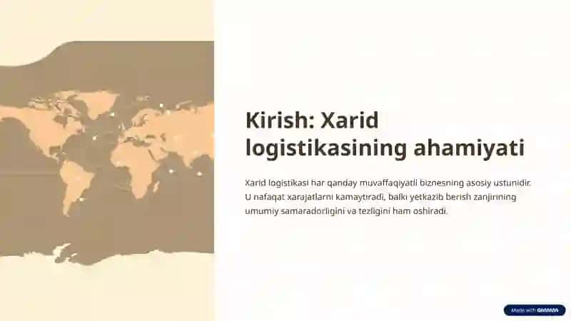 Xarid logistikasi 2