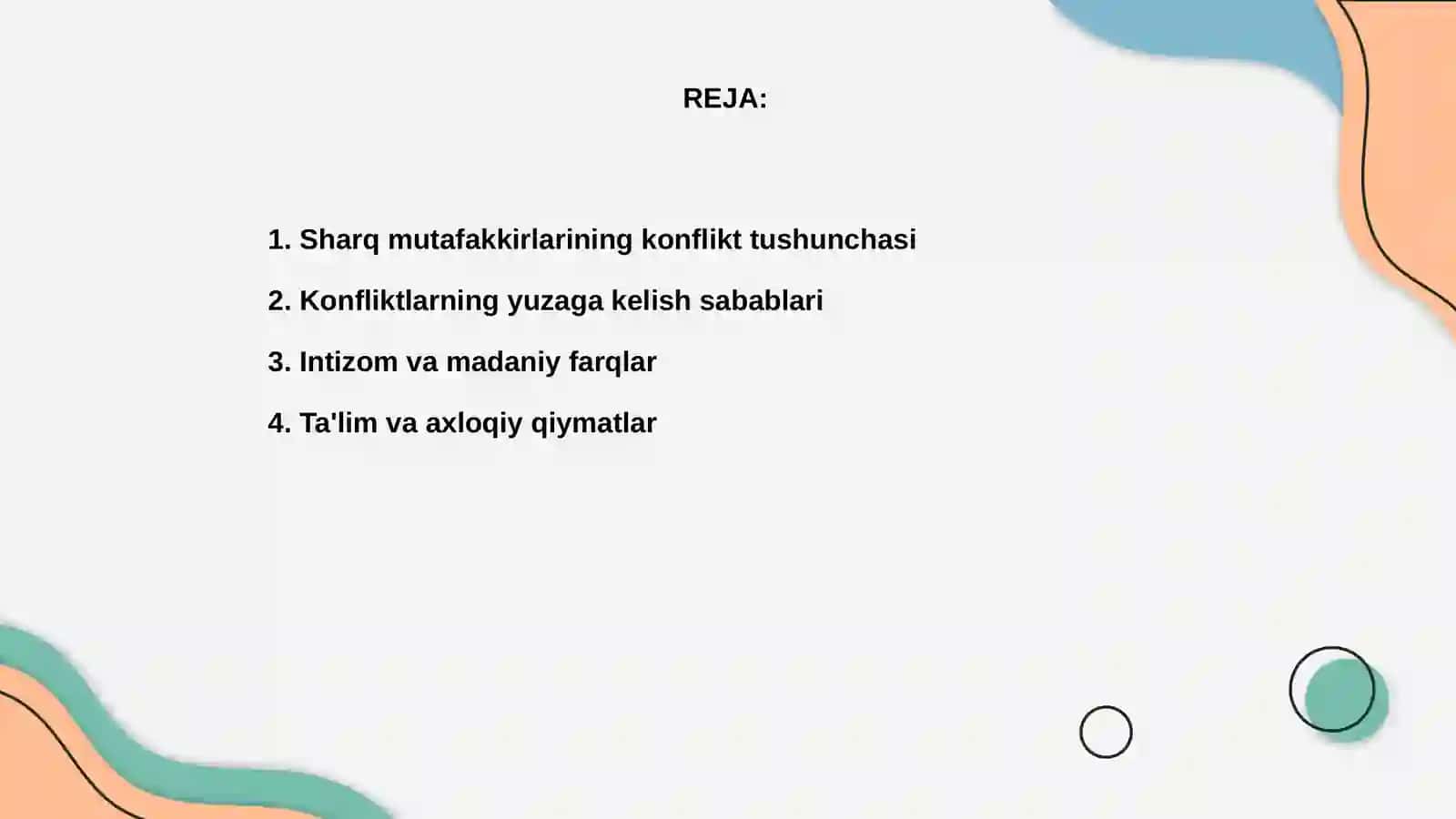 Sharq Mutafakkirlarining Konfliktlarni Bartaraf Etish Haqida Pedagogik G'oyalar 2