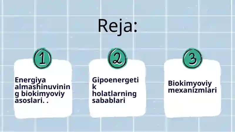 Gipoenergetik holatlar 2