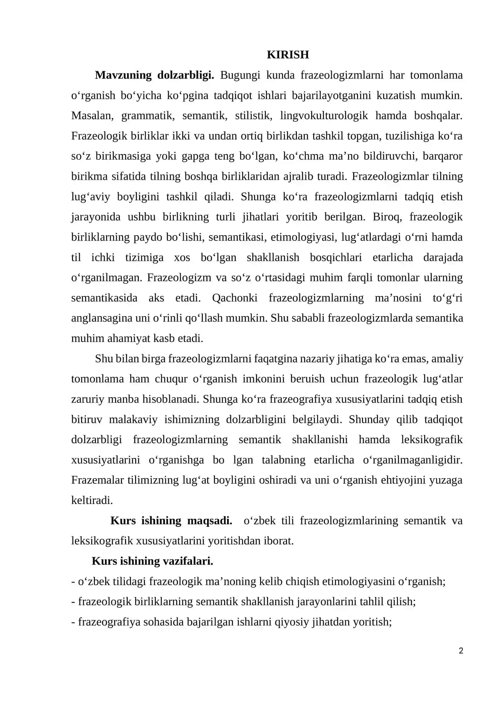 O'zbek tili frazeologizmlari 2