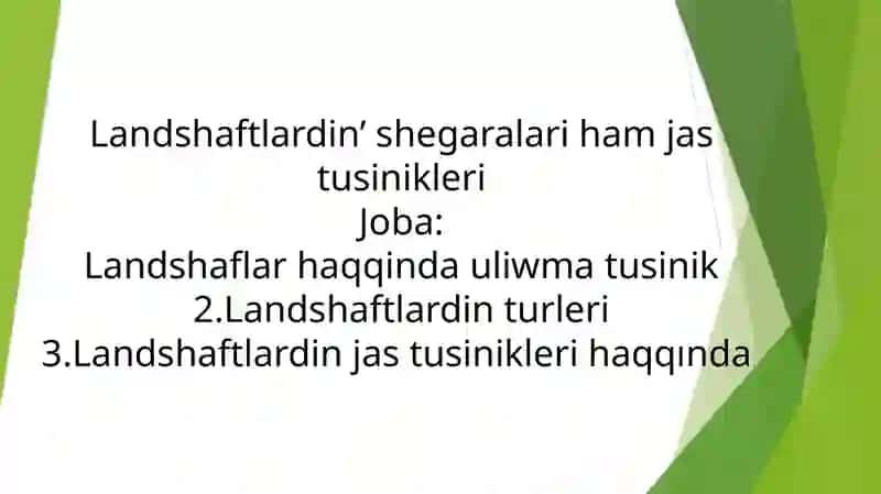 Landshaftlar 2