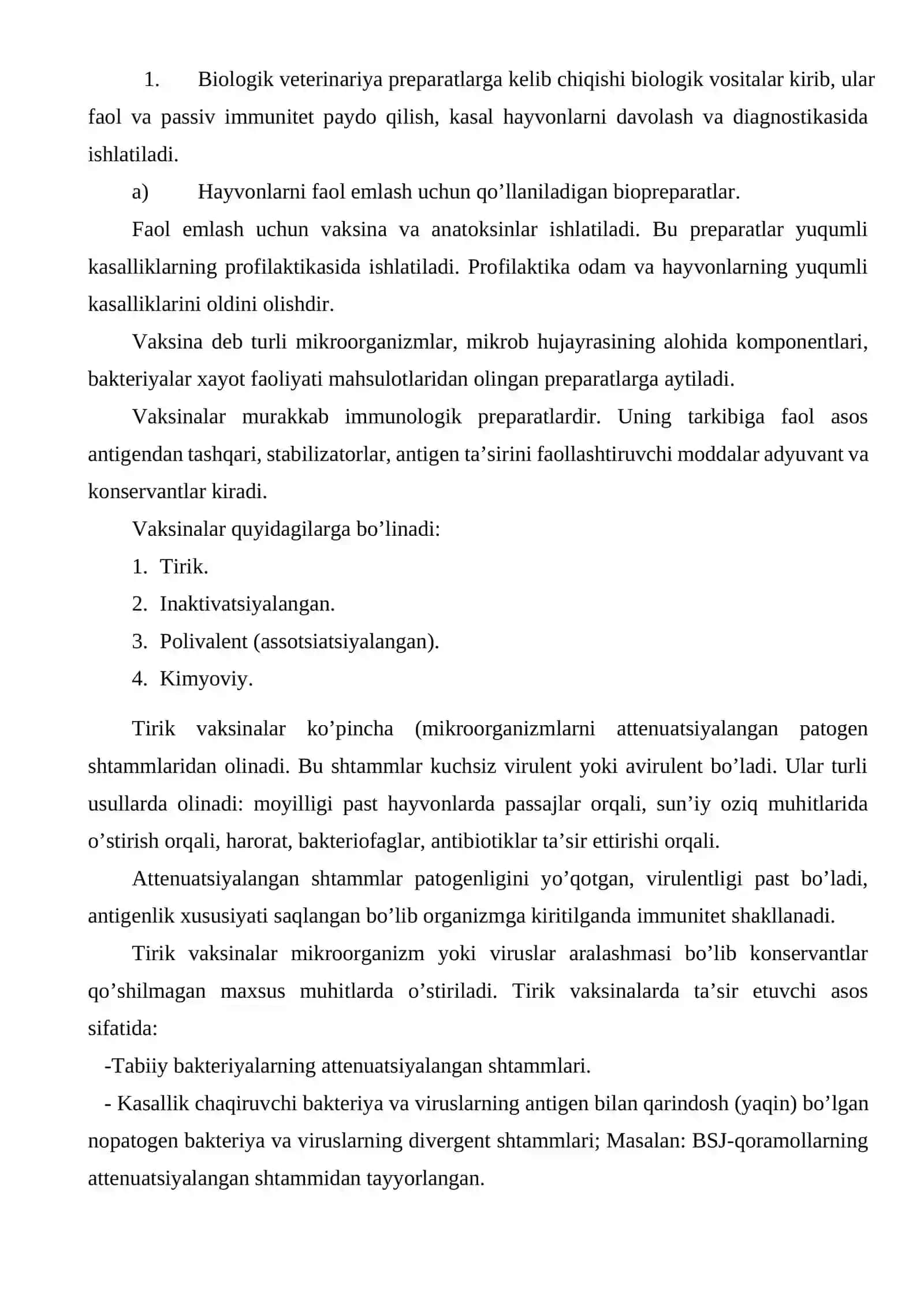Veterinariya biologik preparatlari 2