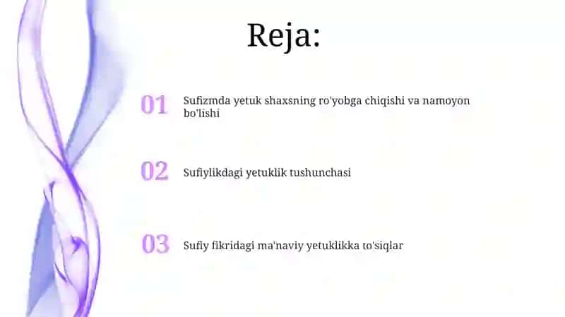 Sufiylikdagi yetuklik tushunchasi 2