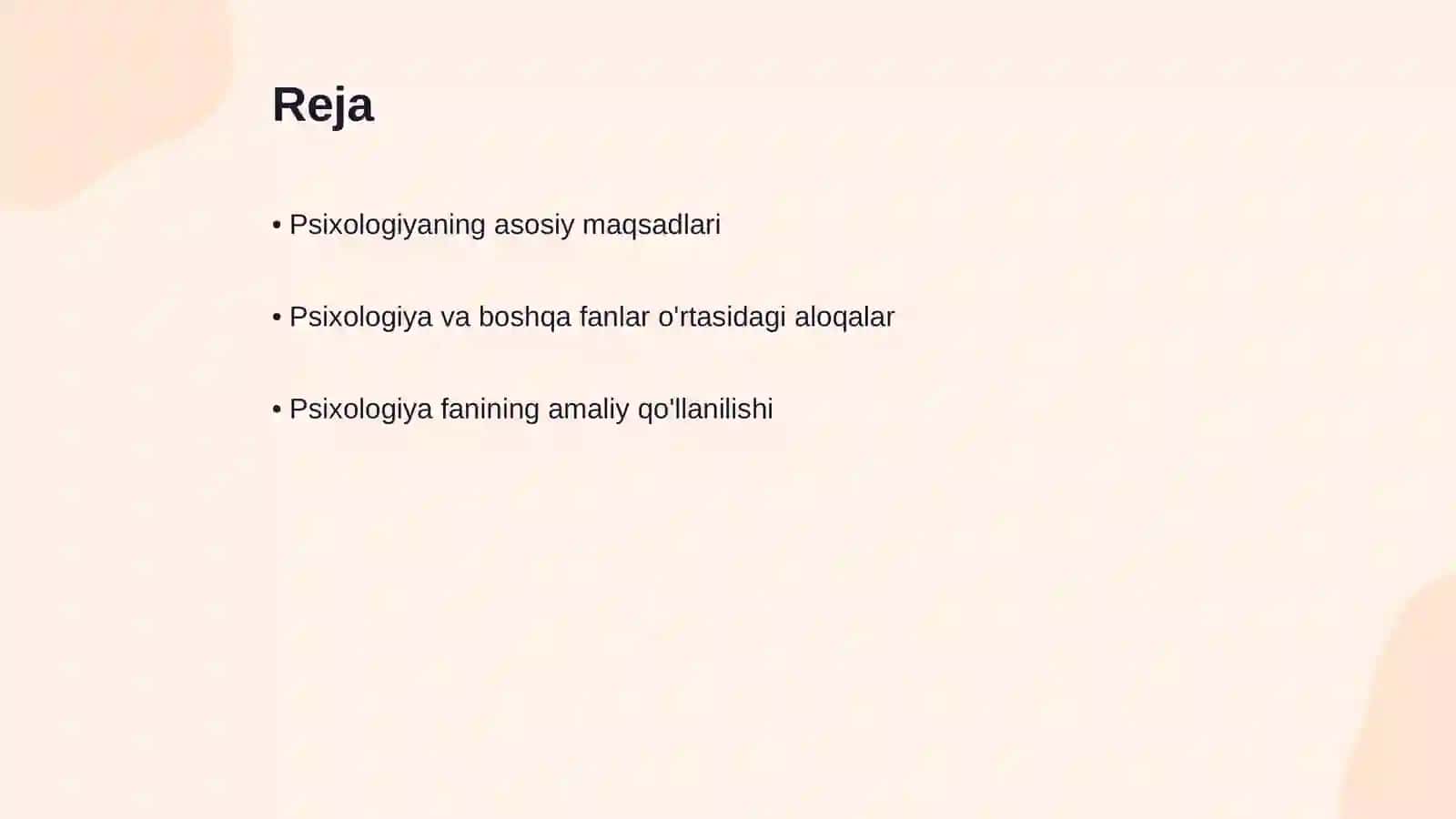 Psixologiya fanining maqsadi 2