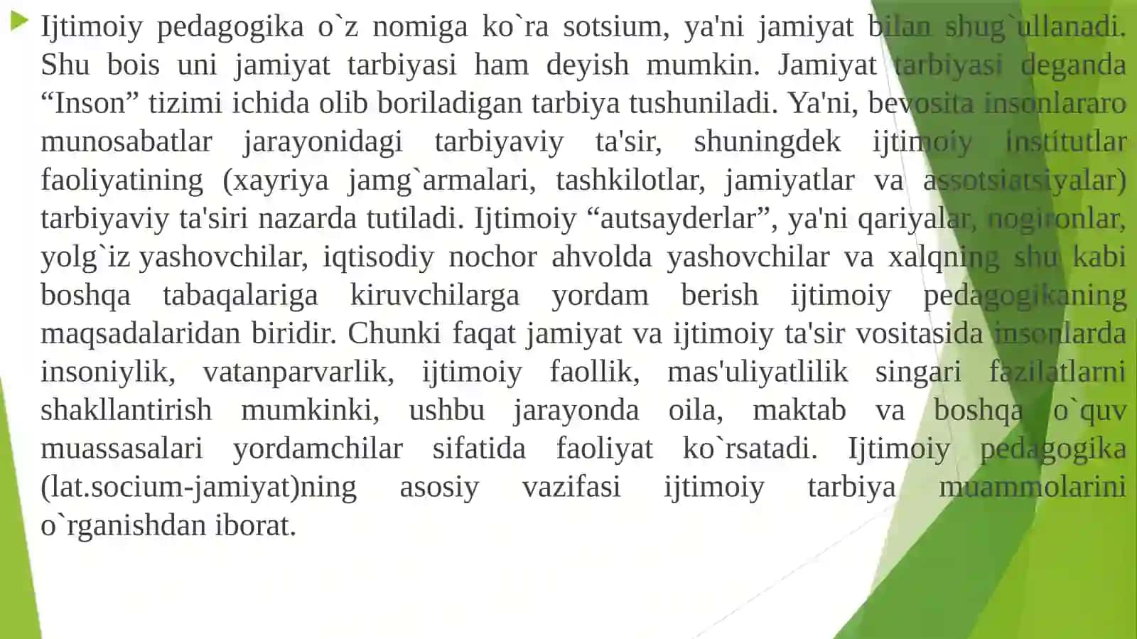 Ijtimoiypedagogika fan sifatida 2