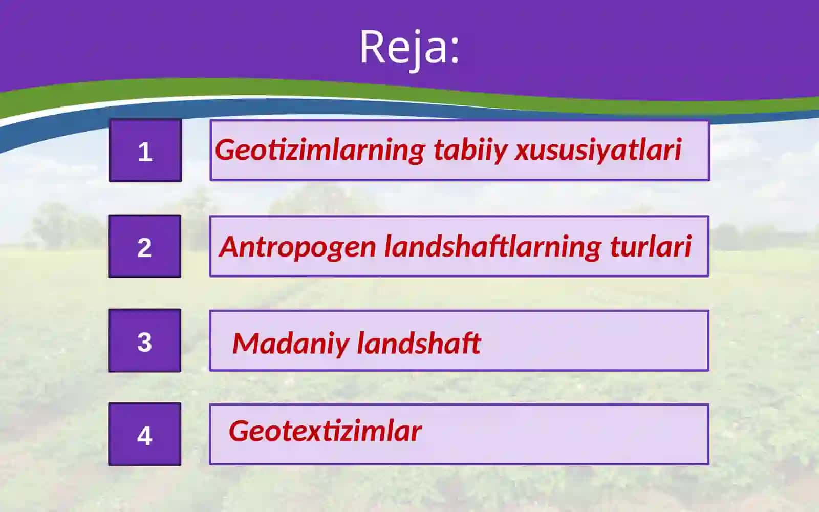Geotizimlar va antropogenjarayonlar 2