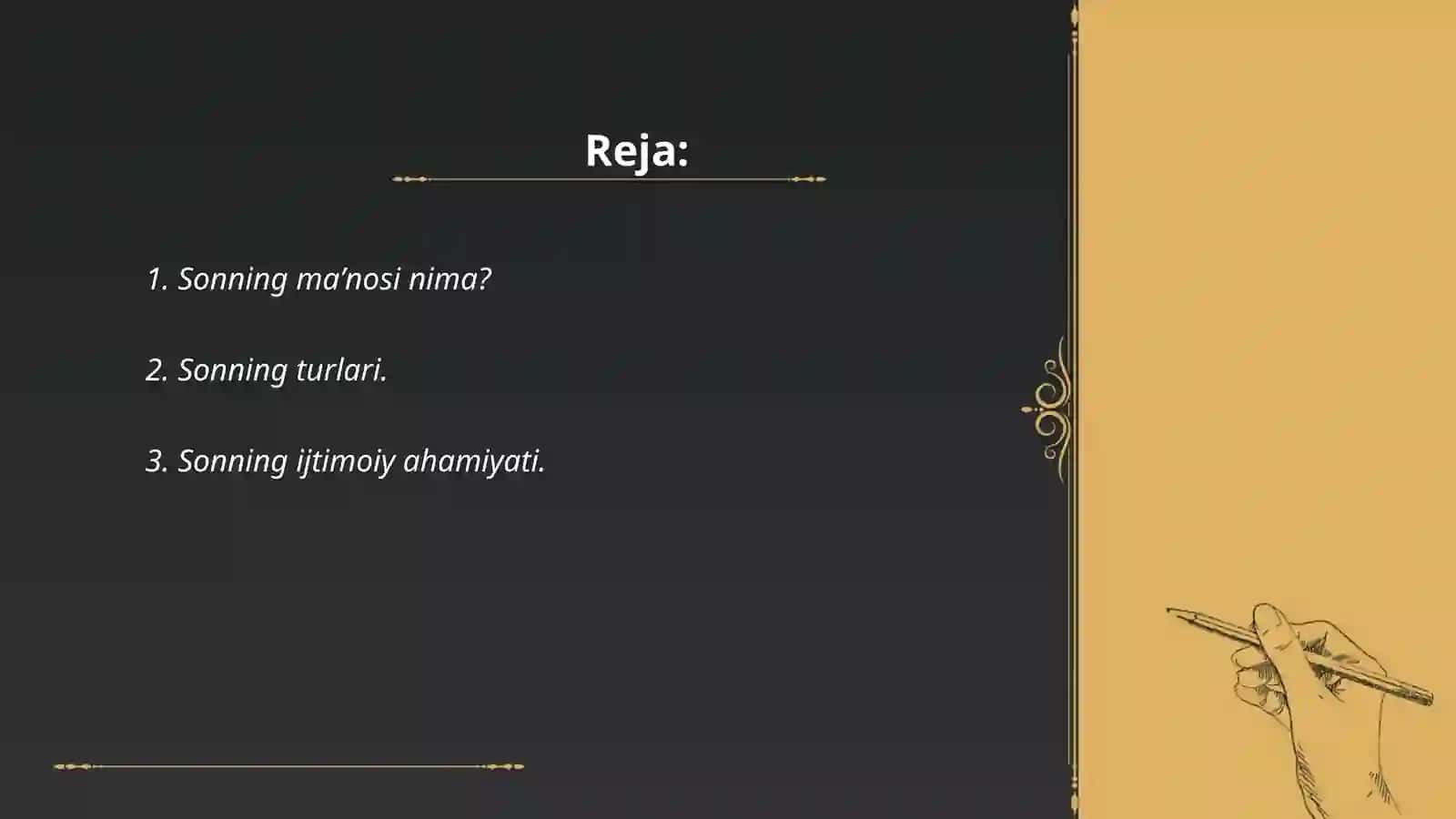 Sonning maʼno turlari 2