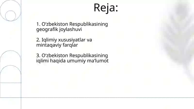 Harorat rejimining mavsumiy oʻzgarishi 2